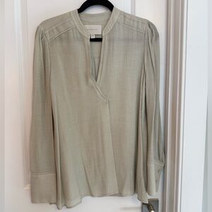 Brochu Walker Cream V-Neck Blouse